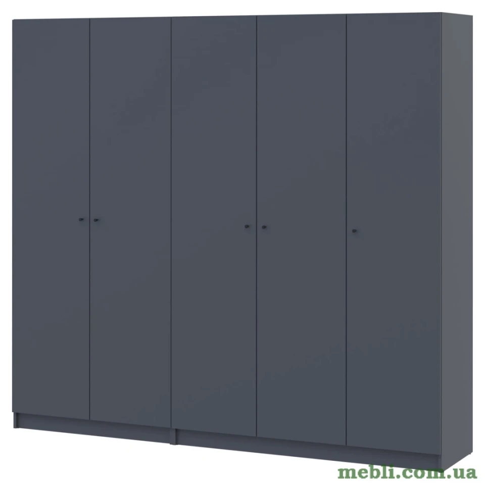 Комплект шаф для одягу Doros Промо (2 шт.) 225х48х204 Графіт