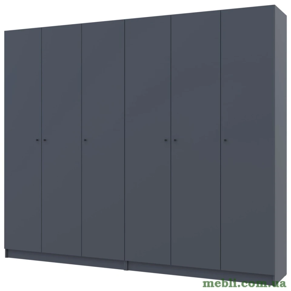 Комплект шаф для одягу Doros Промо (2 шт.) 270х48х204 Графіт