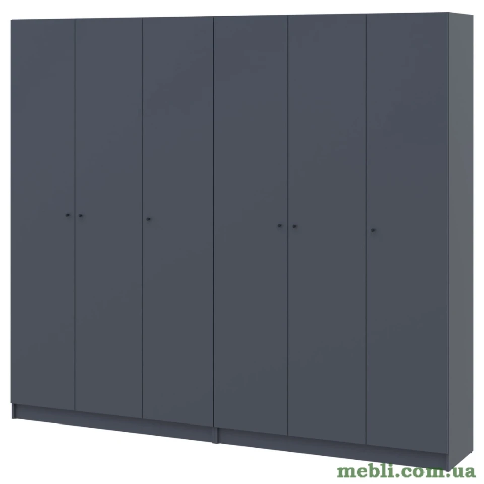 Комплект шаф для одягу Doros Промо (2 шт.) 270х48х204 Графіт