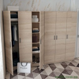 Комплект шаф для одягу Doros Промо (2 шт.) 270х48х204 Дуб сонома