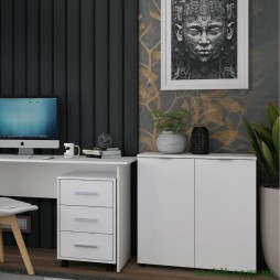 Комод у вітальню Doros Рон 3 80х38х81 Білий