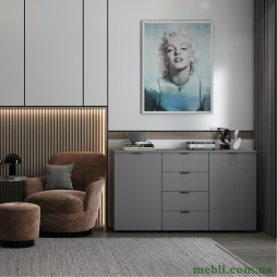 Комод у вітальню Doros Рон 6 120х38х100 Графіт