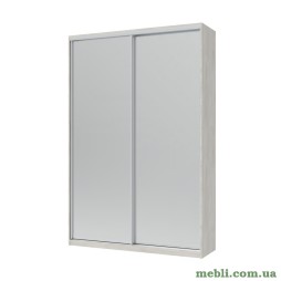 Шафа-купе двохдверна Doros Сіті Лайт 150х45х225 Біле дерево/2 Дзеркала