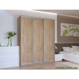 Шафа-купе трьохдверна Doros Сіті Лайт 180х60х225 Дуб сонома