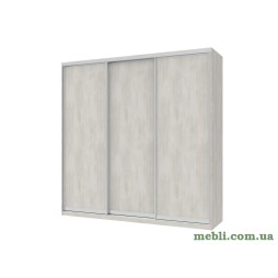 Шафа-купе трьохдверна Doros Сіті Лайт 225х60х225 Біле дерево