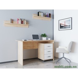 Офісний стіл Doros Т3 120х60х78 Дуб cонома/Білий