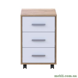 Тумба офісна Doros Т3 43х42х66,4 Дуб евок/Білий