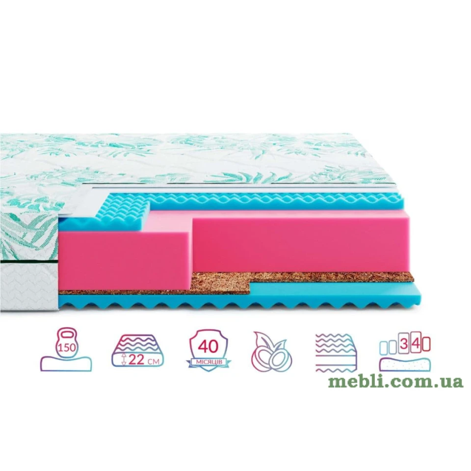 Матрац Highfoam Keiko Mori 80x190