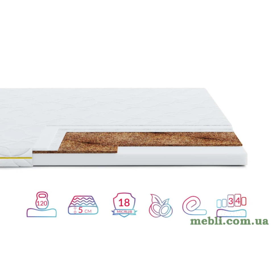 Топер Highfoam LenТo Cocos 140x190