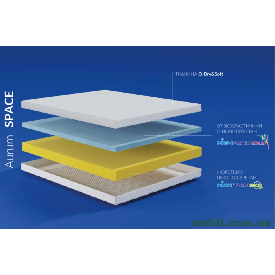 Матрац Highfoam Noble Aurum Space 80х200