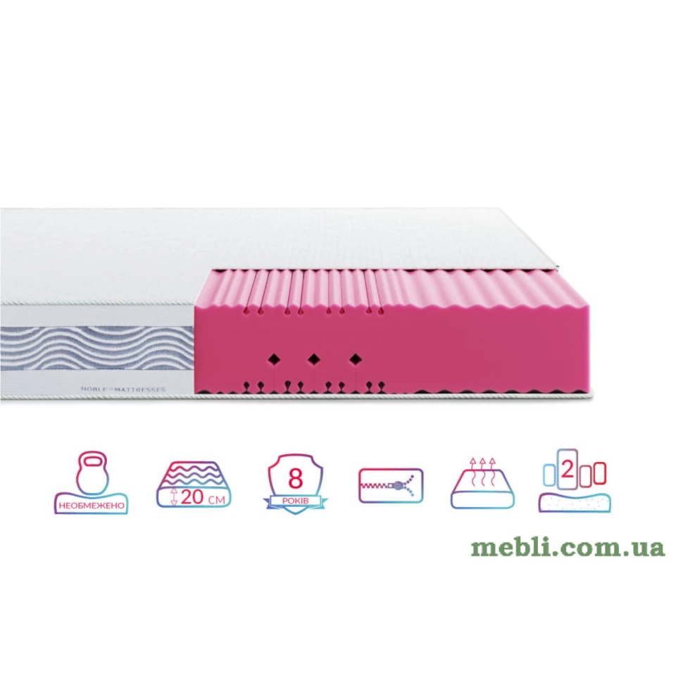 Матрац Highfoam Noble PlaТinum ComforТ скрутка 80х190