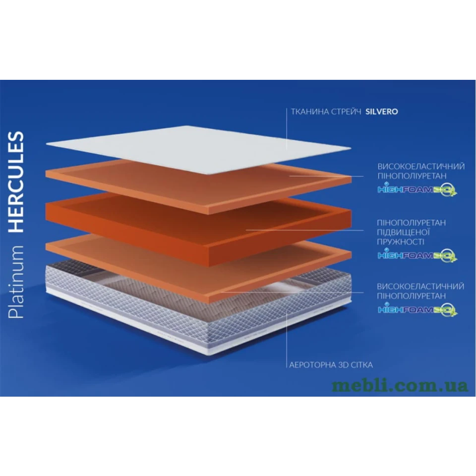 Матрац Highfoam Noble PlaТinum Hercules 140х200