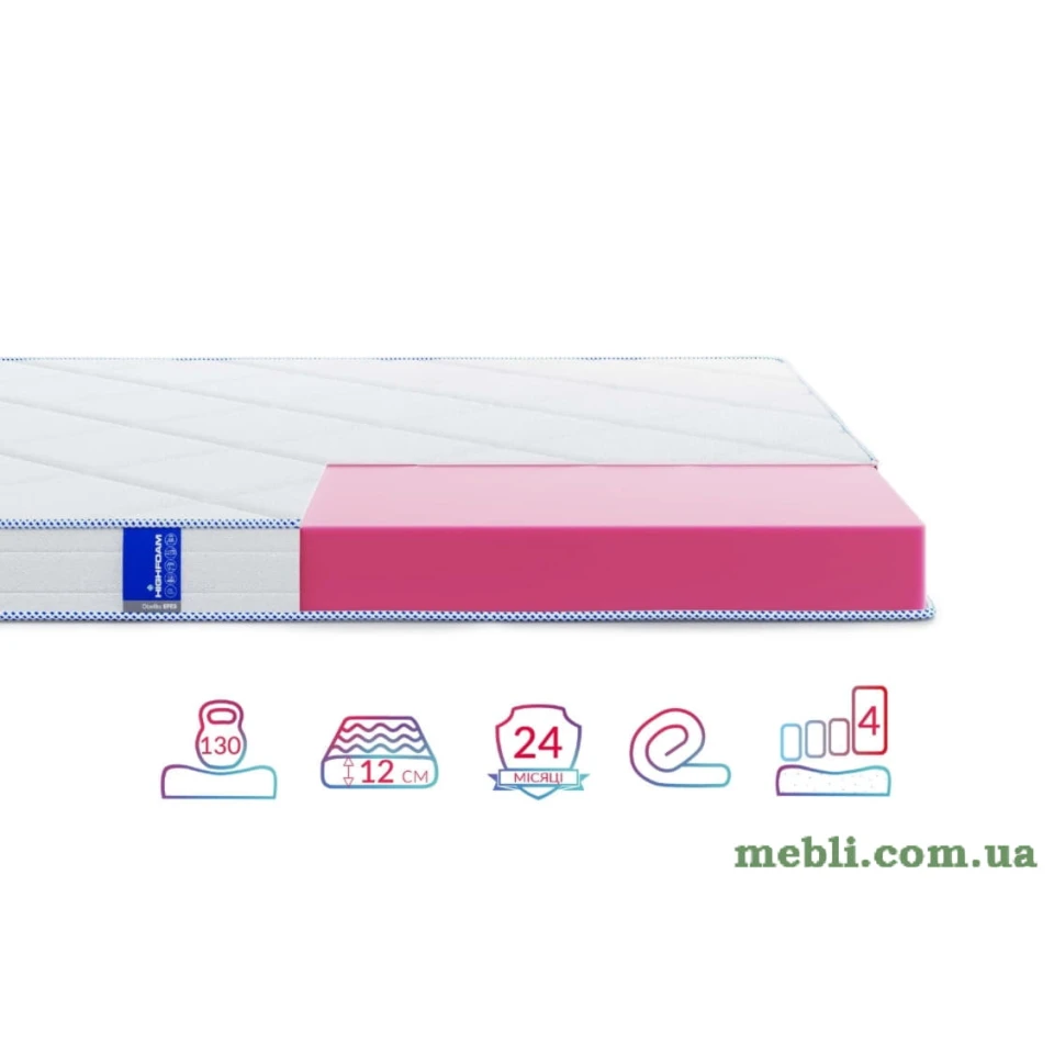 Матрац Highfoam Obeliks Efes нестандартний розмір грн/кв.м