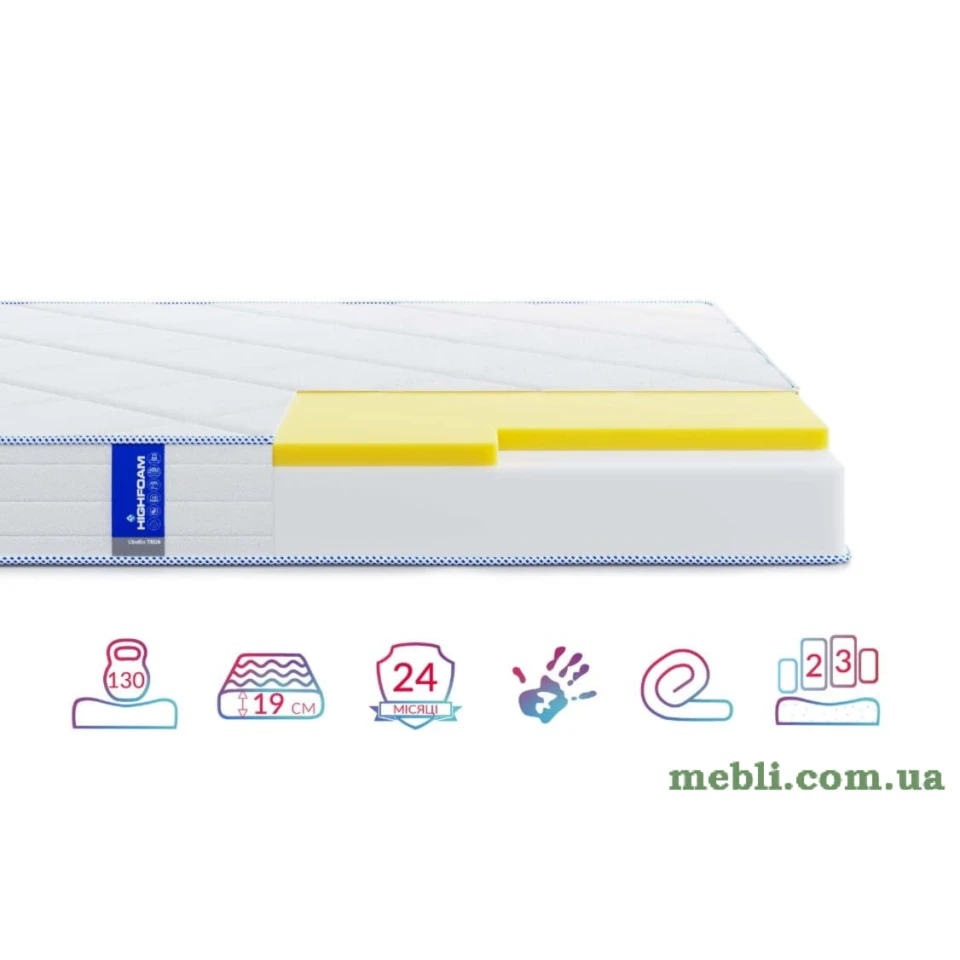 Матрац Highfoam Obeliks Тeos нестандартний розмір грн/кв.м