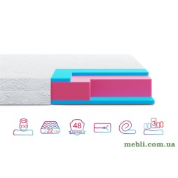 Матрац Highfoam Zephyr Macaroon нестандартний розмір грн/кв.м