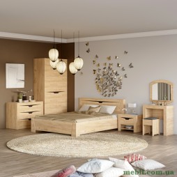 Спальня Еверест LiberТy Комплект №1 (6 елементів) дуб крафт золотий
