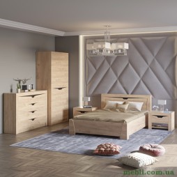 Спальня Еверест LiberТy Комплект №2 (5 елементів) дуб крафт золотий