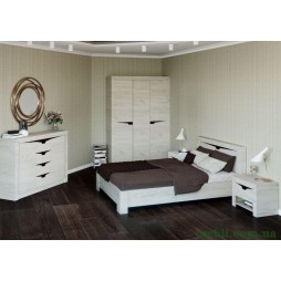 Спальня Еверест LiberТy Комплект №3 (5 елементів) дуб крафт білий
