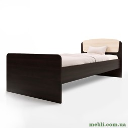 Односпальне ліжко Еверест Асторія-2 80х190 венге/дуб молочний