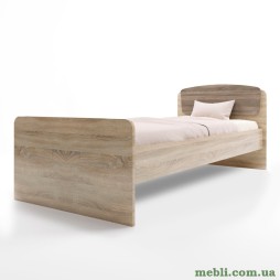 Односпальне ліжко Еверест Асторія-2 80х190 сонома/трюфель