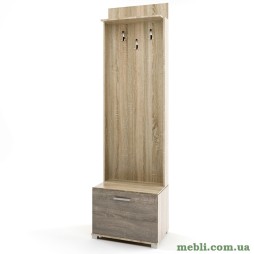 Вішалка підлогова Еверест Бриз 60х210 сонома/трюфель