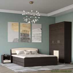Спальня Еверест Бриз комплект 3 (модульна - 3 елементи) венге/дуб молочний
