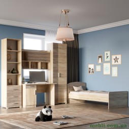 Спальня Дитяча Еверест Бриз Комплект 7 (модульна - 4 елементи) сонома/трюфель