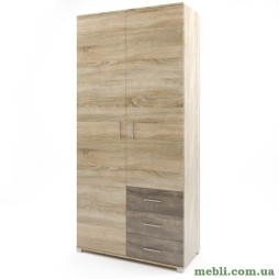 Шафа пряма з ящиками Еверест Бриз ШП-4 сонома/трюфель