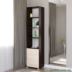 Шафа-пенал відкрита Еверест Бриз-14 венге/дуб молочний