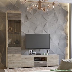 Вітальня Еверест Британія Комплект 6 (2 елементи) сонома/трюфель