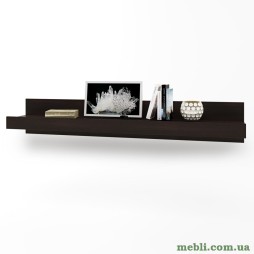 Навісна полиця Еверест Британія ПН-10 венге темний