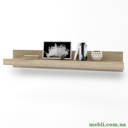 Полиця навісна Еверест Британія ПН-10 дуб сонома