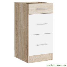Кухонний модуль на 3 ящики Еверест Еко 400 дуб сонома/німфея альба 40х46х82