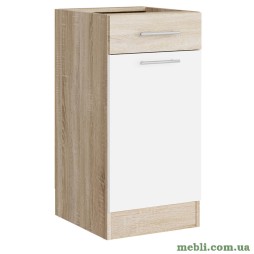Кухонний модуль нижній з шухлядою Еверест Еко 400 дуб сонома/німфея альба 40х46х82