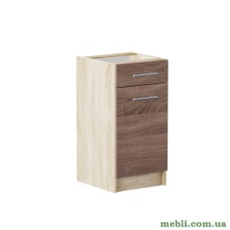 Кухонний модуль нижній з шухлядою Еверест Еко 400 дуб сонома+трюфель (без стільниці) 40х46х82