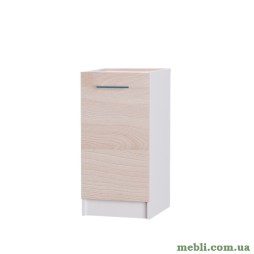 Кухонний модуль нижній Еверест Еко 400 ясень шимо світлий+білий (без стільниці) 40х46х82