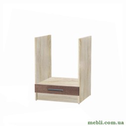 Кухонний модуль під духовку Еверест Еко 600 дуб сонома+трюфель (без стільниці) 60х46х82