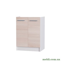 Кухонний модуль нижній Еверест Еко 600 ясень шимо світлий+білий (без стільниці) 60х46х82