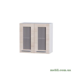 Кухонний модуль вітрина Еверест Еко 600 ясень шимо світлий+білий 60х30х58