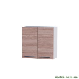 Кухонний модуль верхній Еверест Еко 600 ясень шимо темний+білий 60х30х58