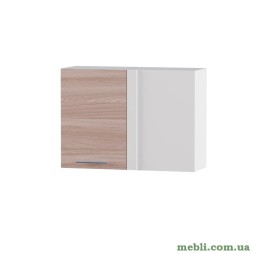 Кухонний модуль верхній кутовий Еверест Еко 600 ясень шимо темний+білий 60х30х58