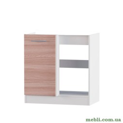 Кухонний модуль нижній кутовий Еверест Еко 790 ясень шимо темний+білий (без стільниці) 79х46х82