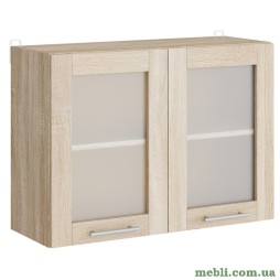 Кухонний модуль вітрина Еверест Еко 800 дуб сонома/сонома 80х30х58