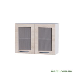 Кухонний модуль вітрина Еверест Еко 800 ясень шимо світлий+білий 80х30х58