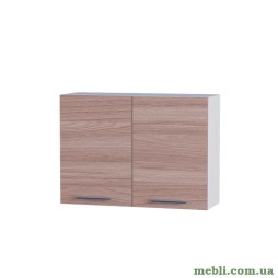 Кухонний модуль під сушарку Еверест Еко 800 ясень шимо темний+білий 80х30х58