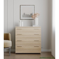 Комод для постільної білизни Еверест К-2 80х45х85 дуб сонома (телескопи)