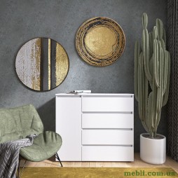 Комод Еверест КЛ-3 Лайт (телескопічні) 105х38х93 Німфея Альба