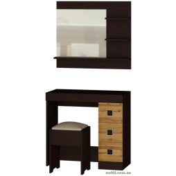 Трюмо Соната Еверест Комплект для спальні (3 елементи) венге темний/дуб крафт золотий