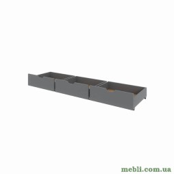 Ящики висувні 3 штуки для ліжка Еверест Комфорт 3 61х55х21 Графіт