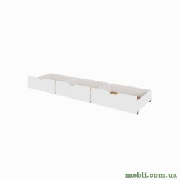 Ящики висувні 3 штуки для ліжка Еверест Комфорт 3 61х55х21 Німфея Альба